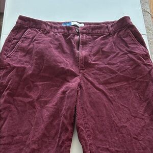 Old Navy Women's Corduroy Wide Leg Pants - Burgundy